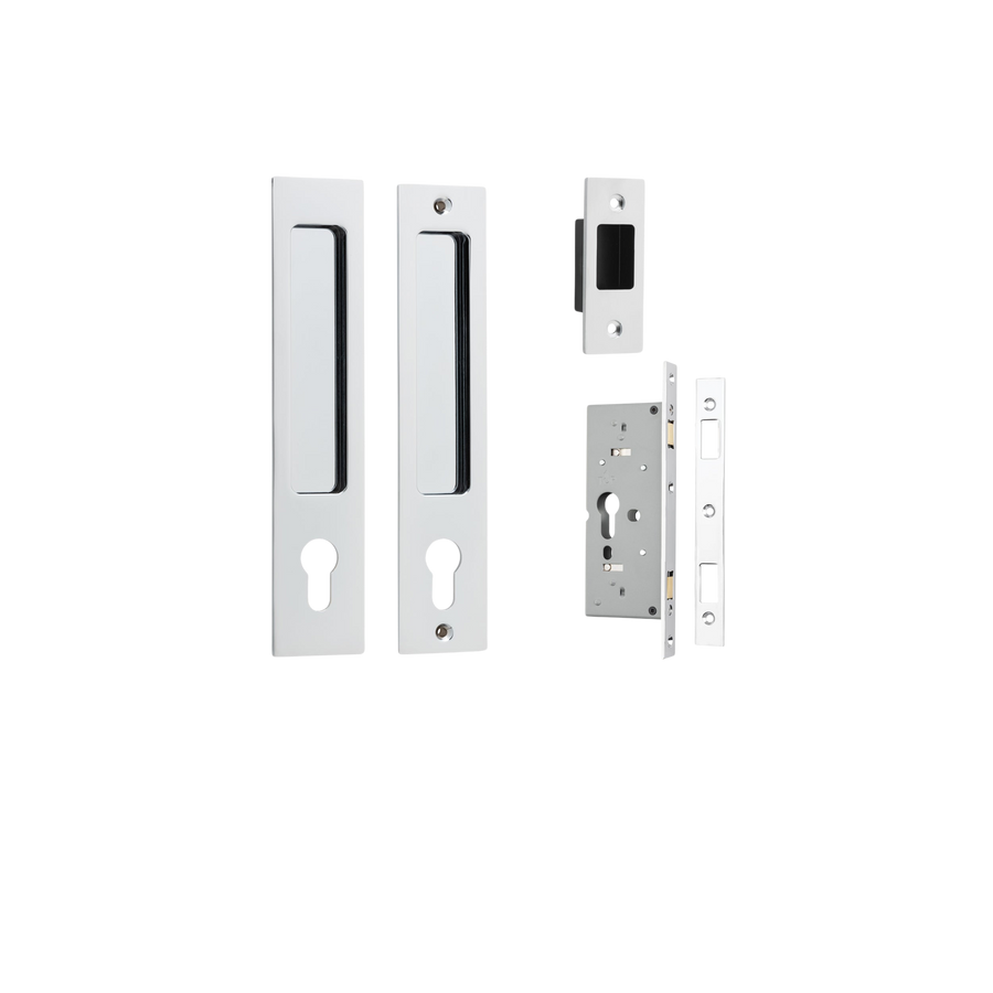 Rectangular Sliding Door Entrance Kit Key Lockable