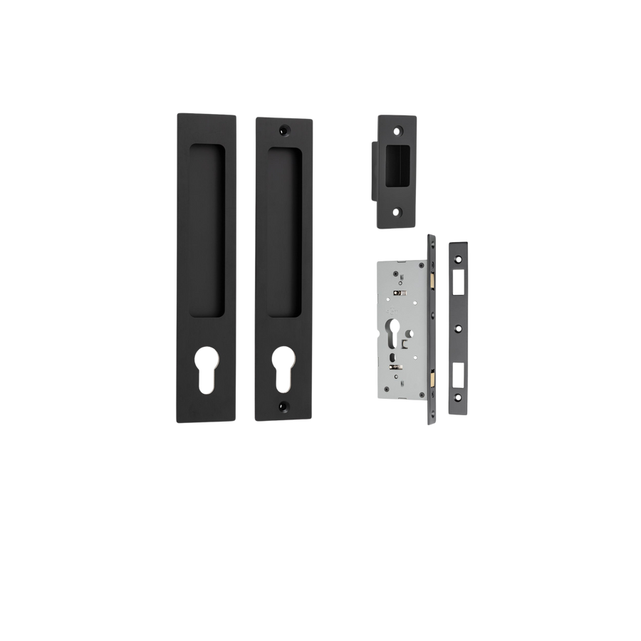 Rectangular Sliding Door Entrance Kit Key Lockable