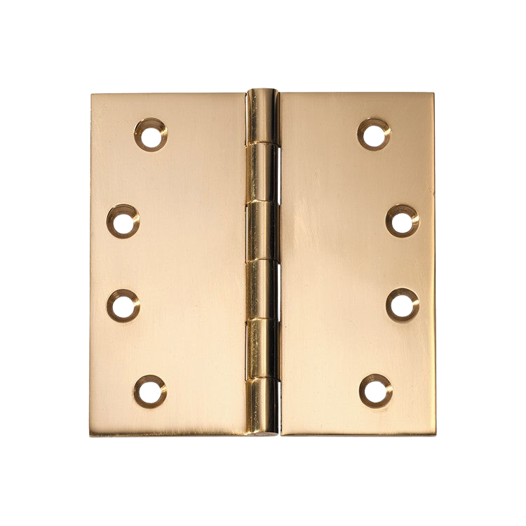 Polished Brass Butt Hinge Fixed Pin