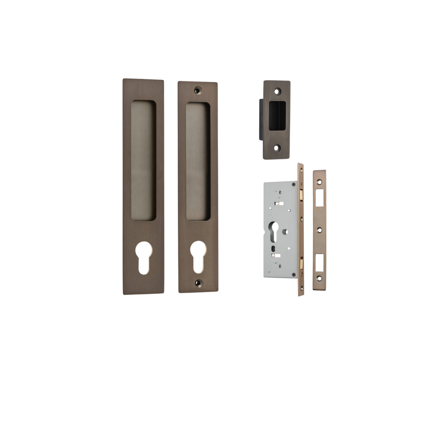 Rectangular Sliding Door Entrance Kit Key Lockable